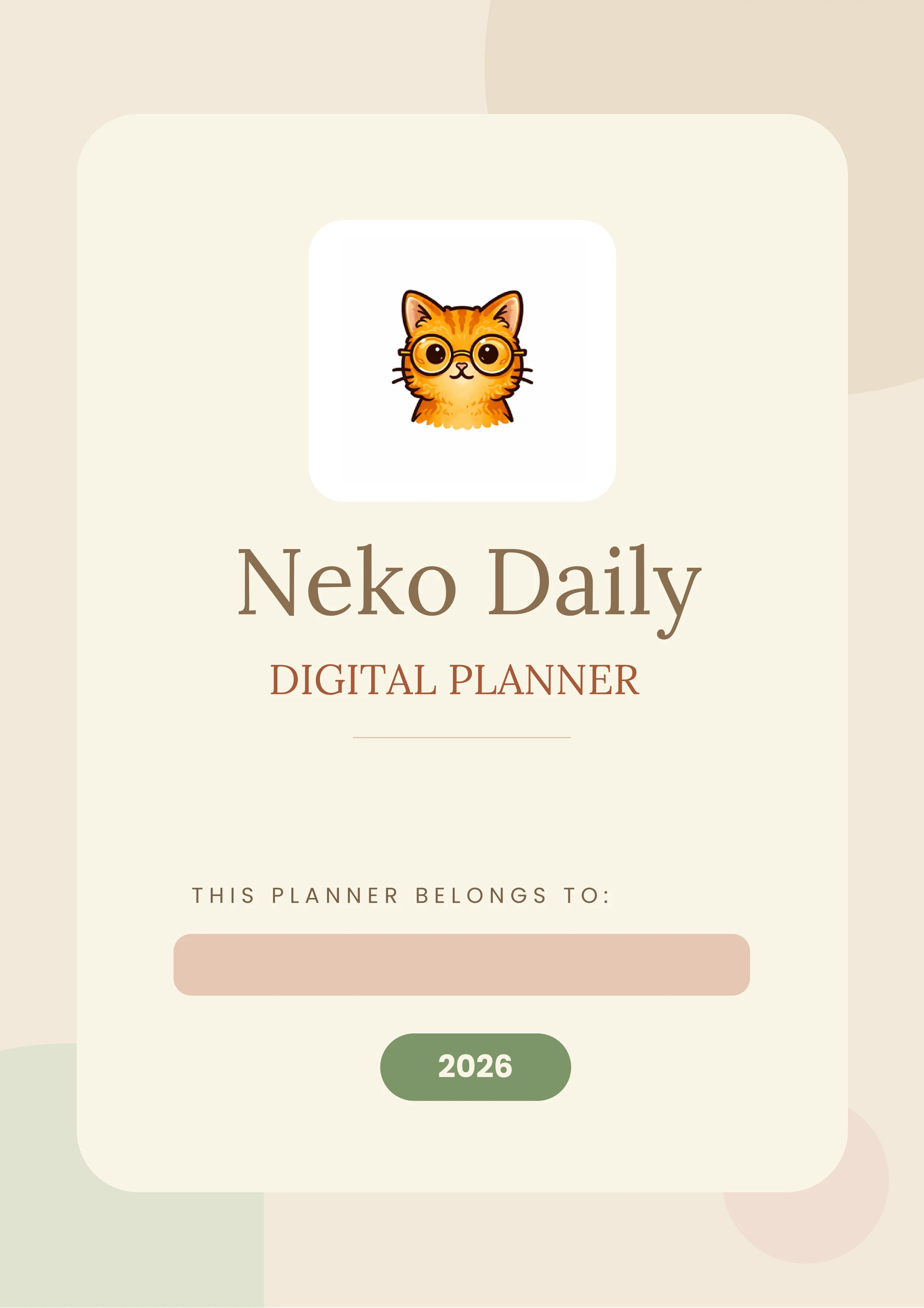 Planner 2026